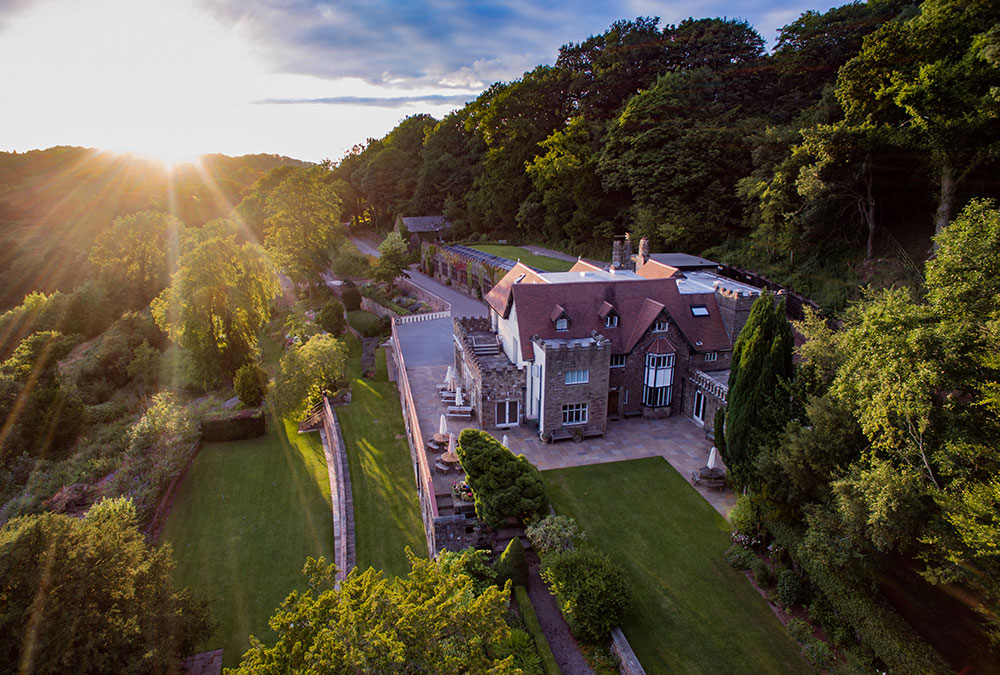 Caer Llan Drone picture