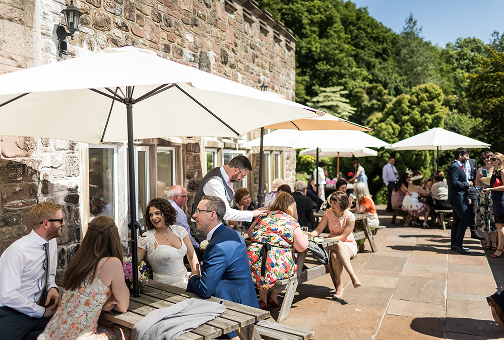 Wedding on the terrace