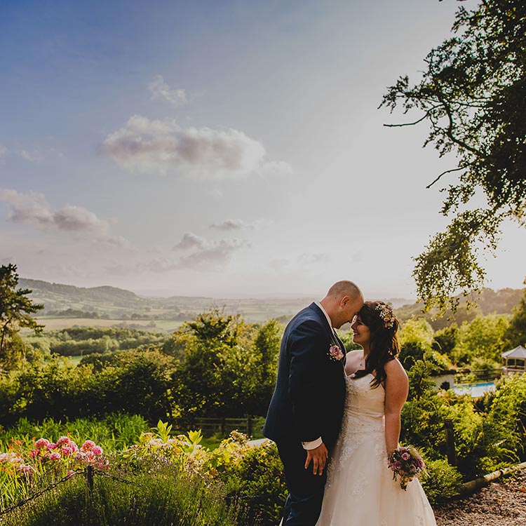 Summer Wedding with a view